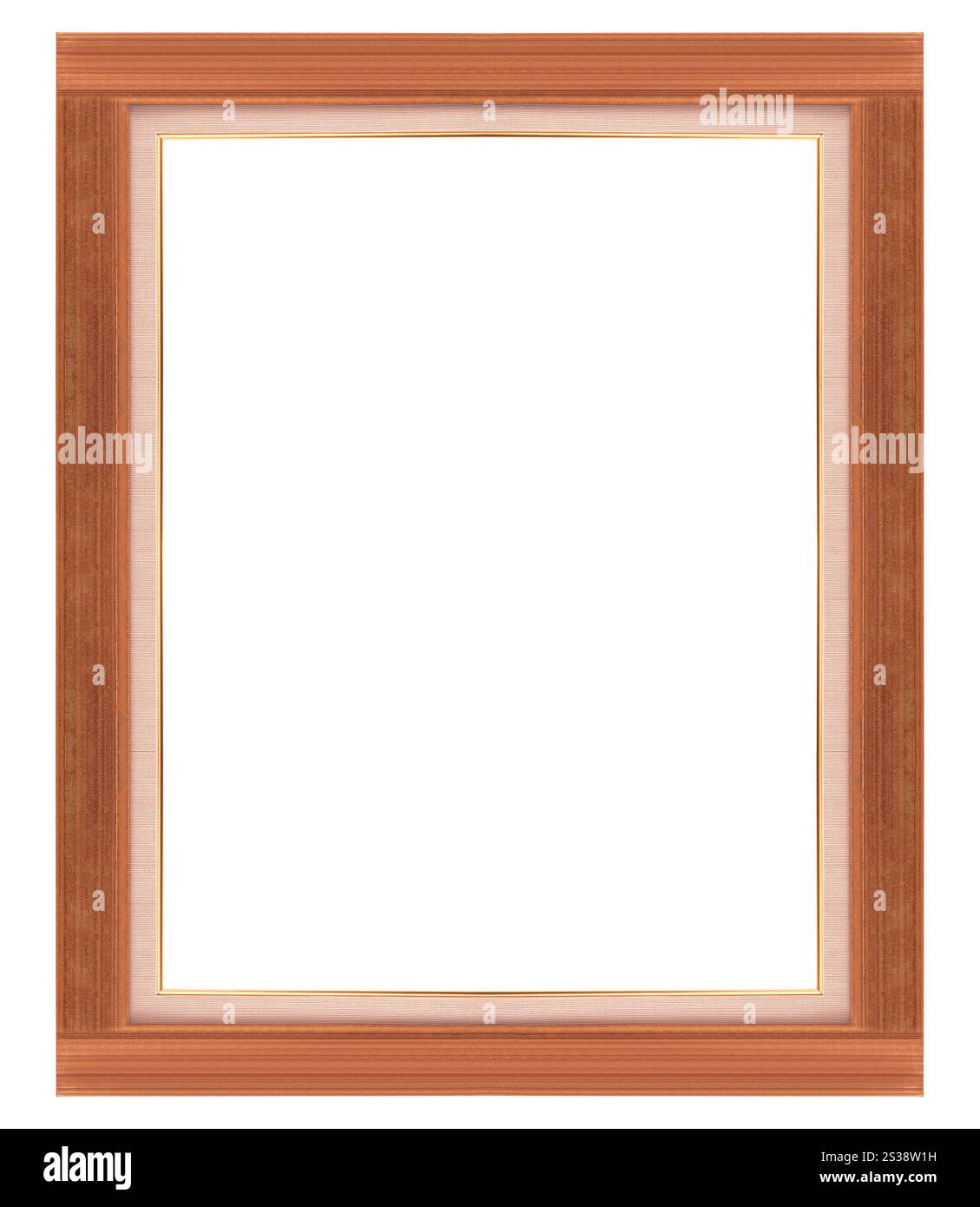 cornice isolata su sfondo bianco. telaio isolato Foto Stock