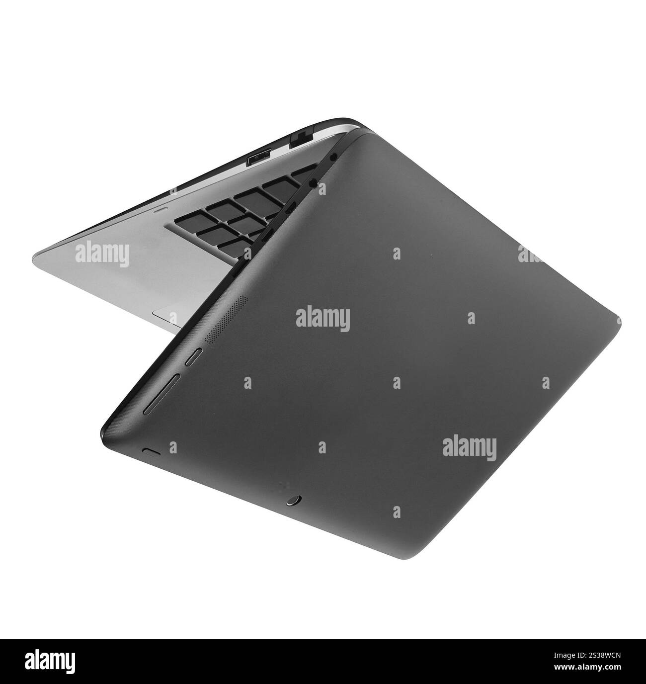 laptop isolato su sfondo bianco. portatile isolato Foto Stock