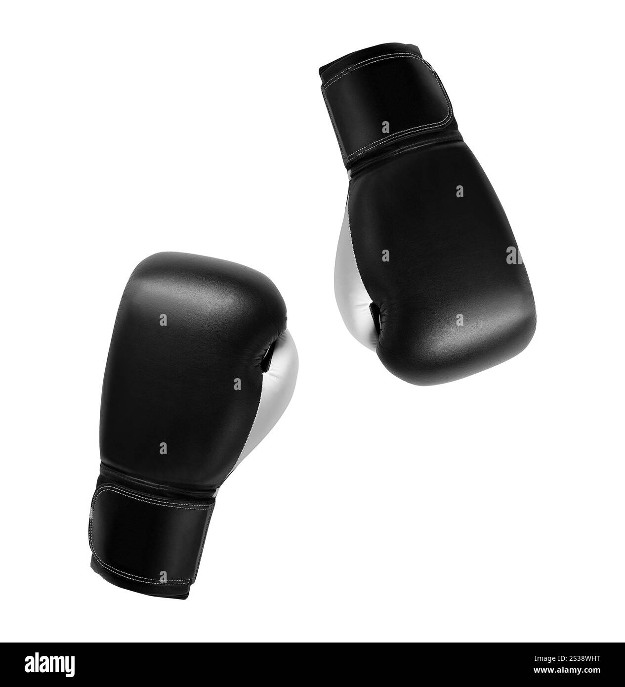 un paio di guanti isolati su sfondo bianco. un paio di guanti isolati Foto Stock