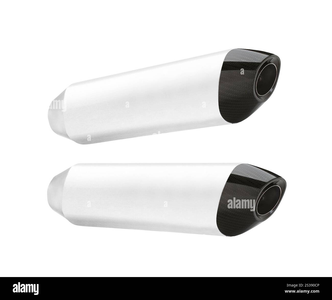 Scarico in moto Foto Stock