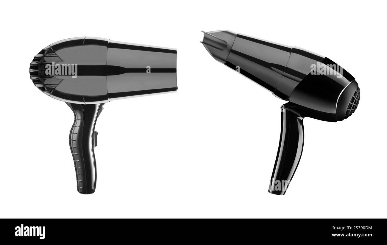 Asciugacapelli isolato Foto Stock