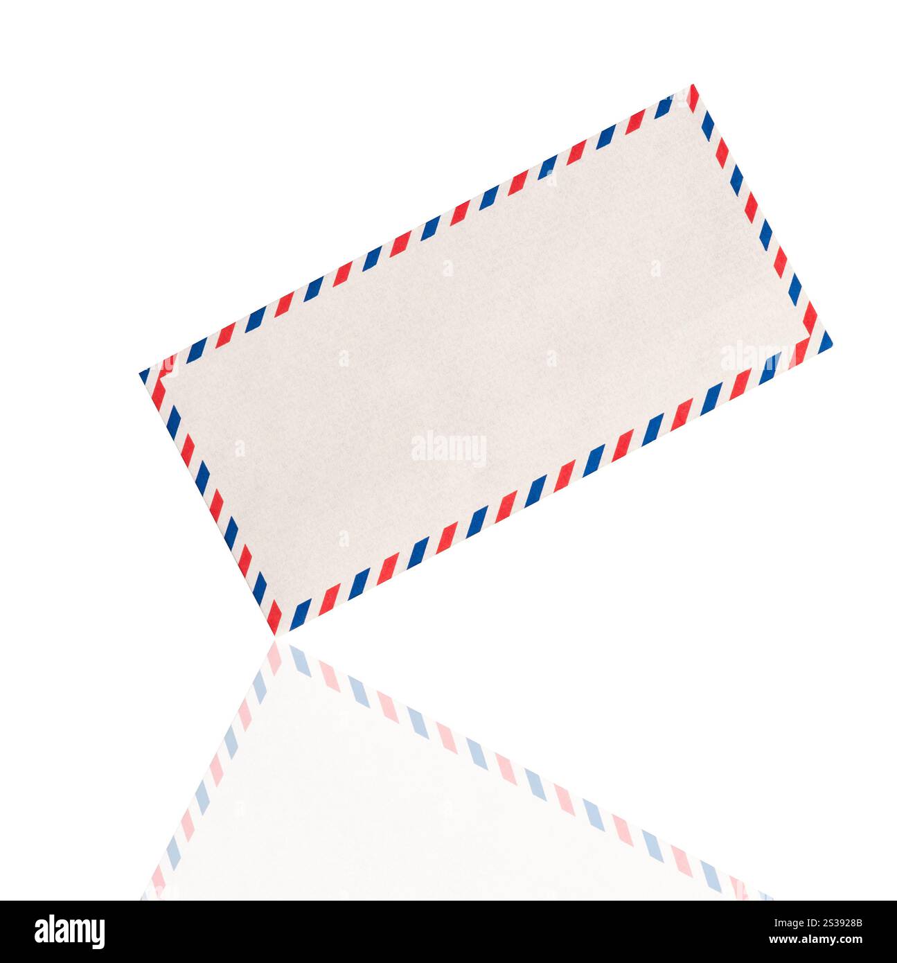 busta di posta avia scansionata ad alta risoluzione. busta di posta avia Foto Stock