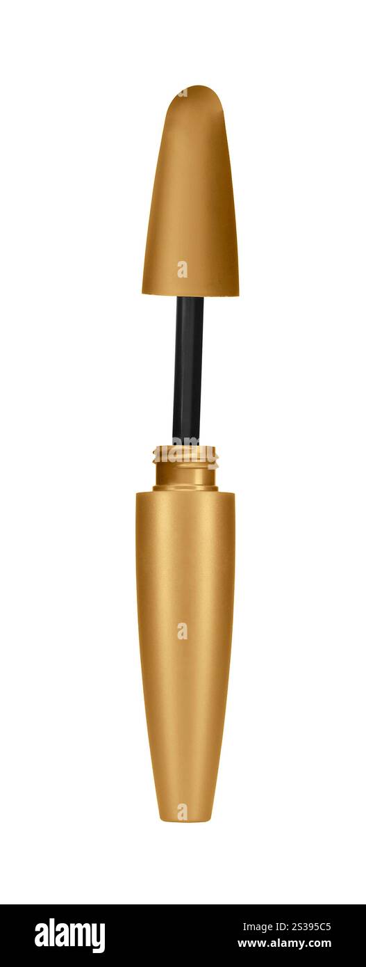 strumento di trucco su sfondo bianco Foto Stock