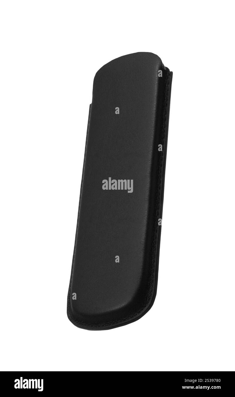 Custodia per telefono cellulare isolata su sfondo bianco. Custodia isolata per telefono cellulare Foto Stock