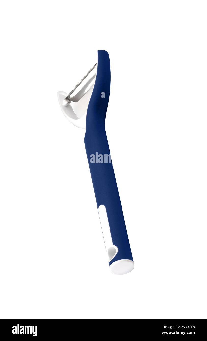 Coltello per verdure isolato su sfondo bianco Foto Stock