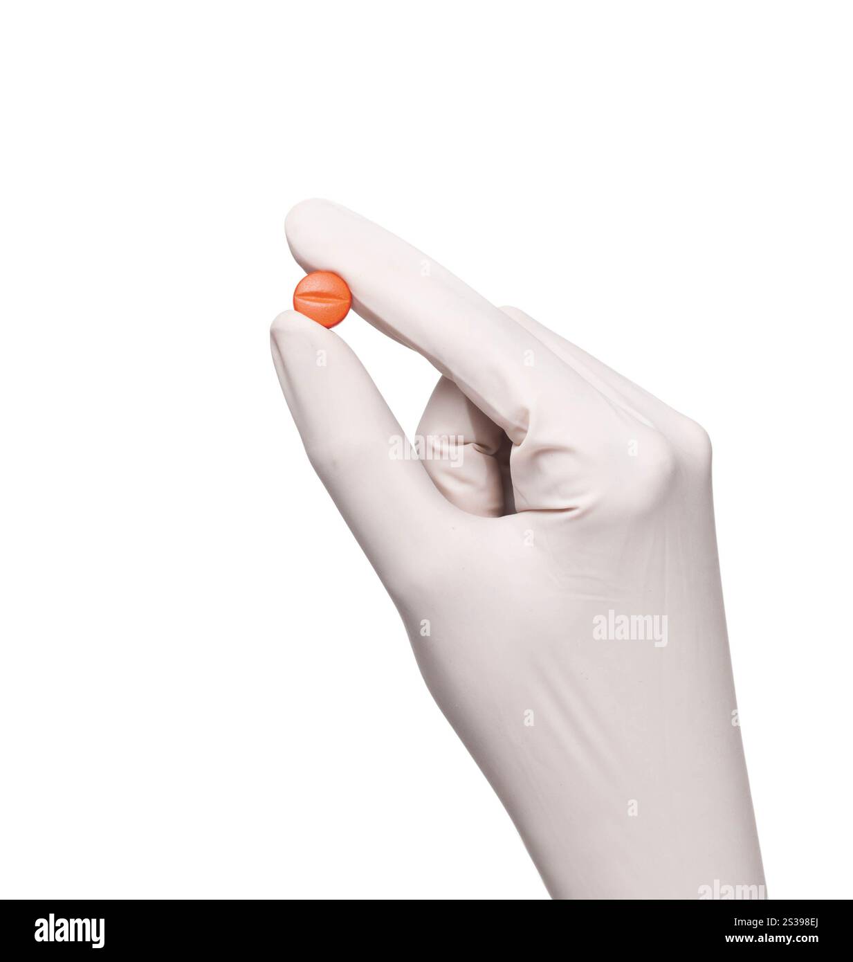 uomo che tiene il tablet in mano isolaetd. uomo che tiene il tablet in mano Foto Stock