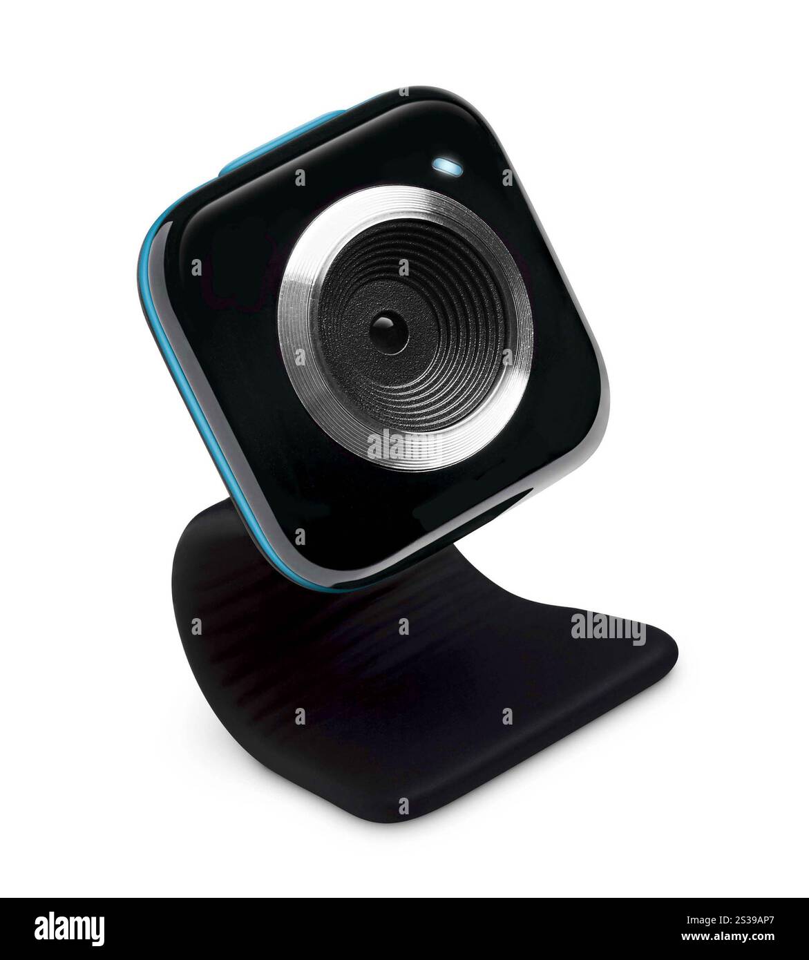 webcam isolata su sfondo bianco. webcam isolata Foto Stock