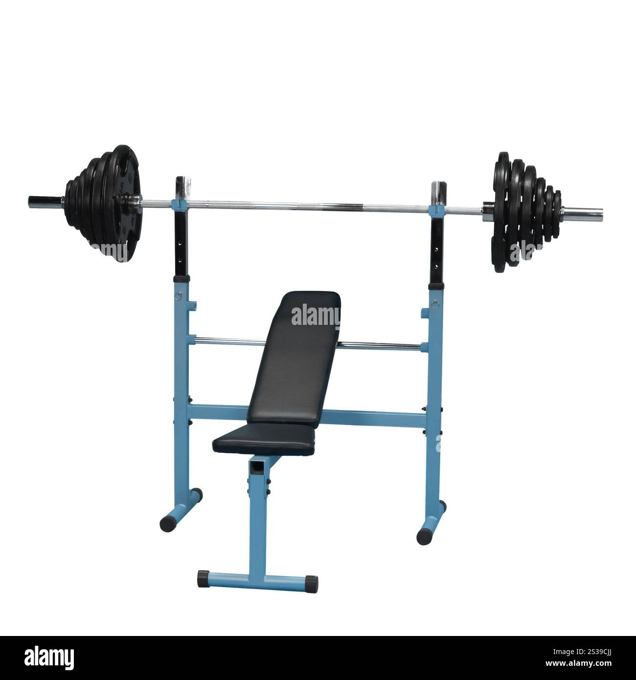 attrezzature sportive isolate su sfondo bianco. attrezzature sportive Foto Stock