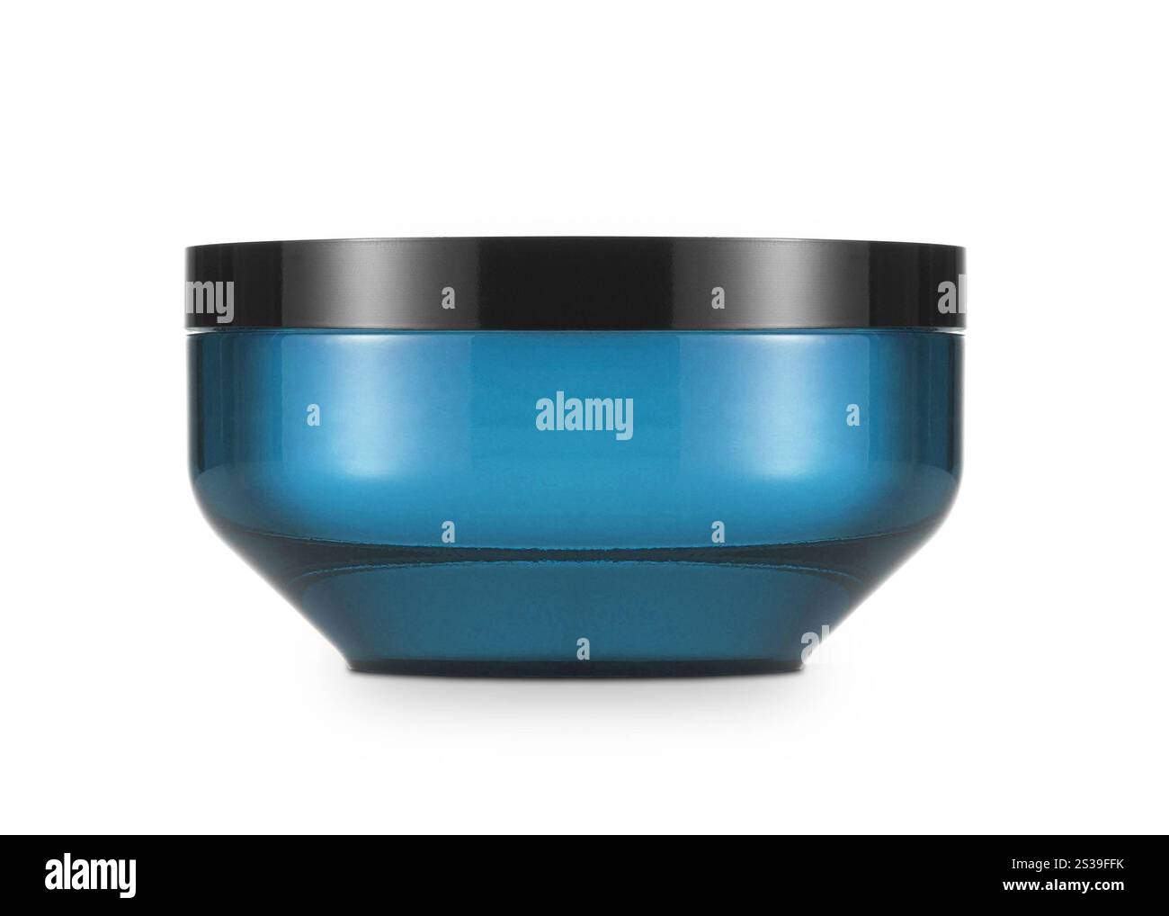 contenitore della crema isolato su sfondo bianco. contenitore panna Foto Stock