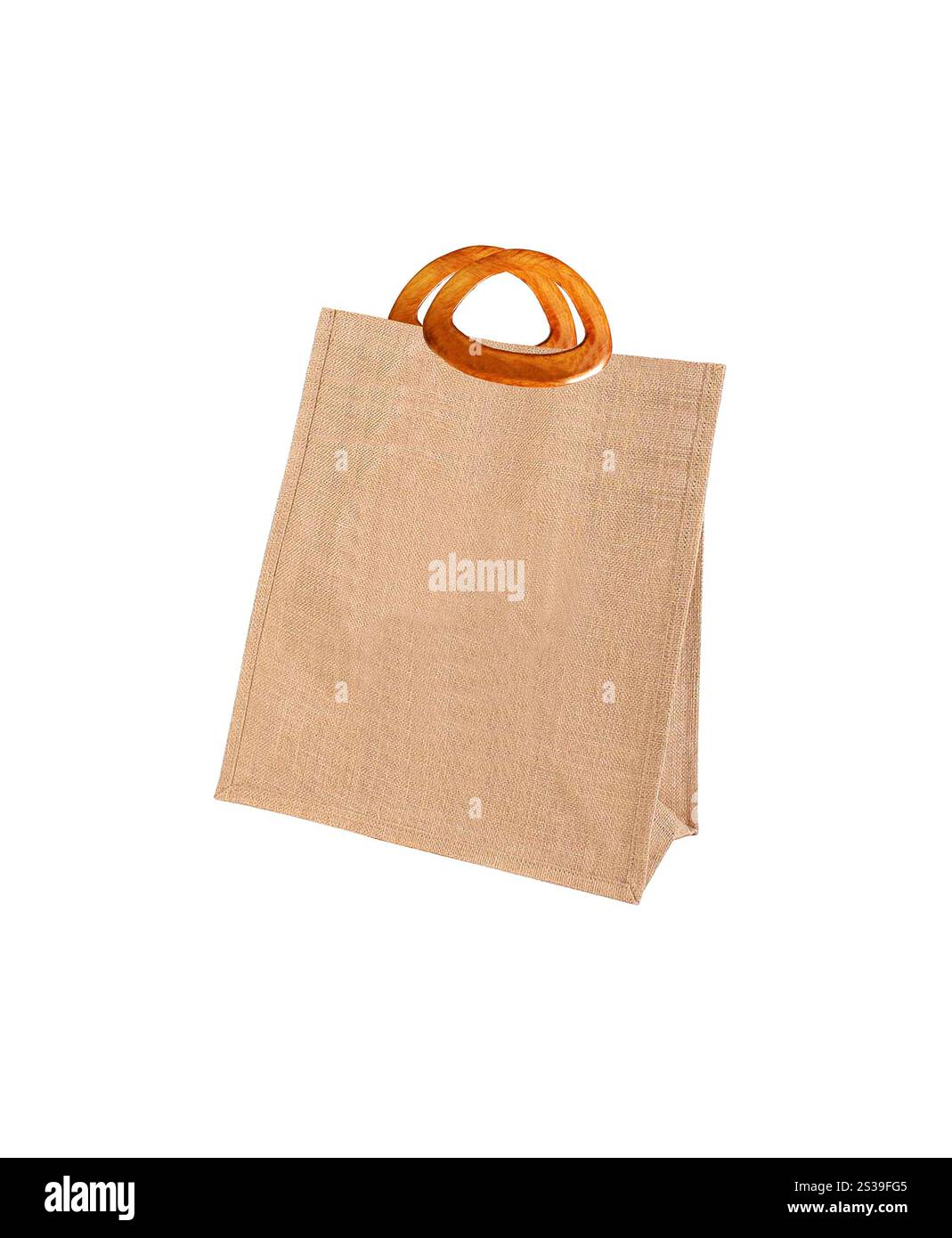 borsa della spesa isolata su sfondo bianco. borsa della spesa isolata su bianco Foto Stock