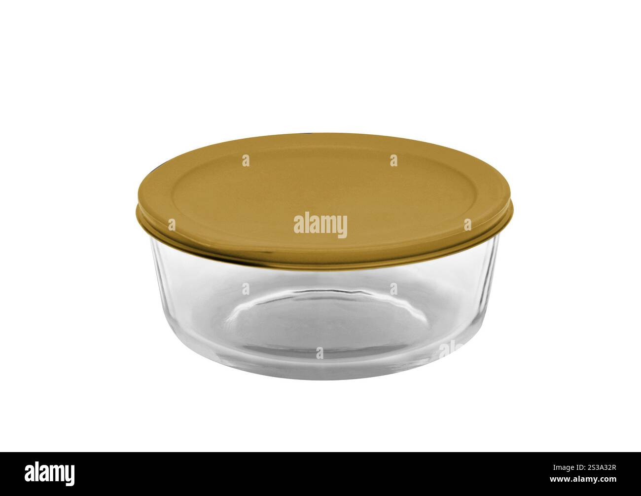 Contenitore per alimenti isolato su sfondo bianco. Contenitore per alimenti Foto Stock
