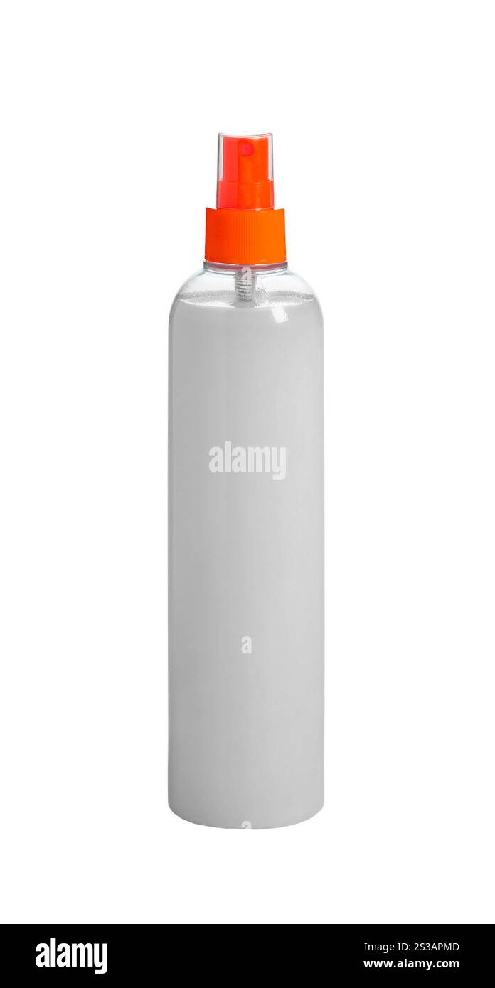 Aerosol isolato su sfondo bianco Foto Stock