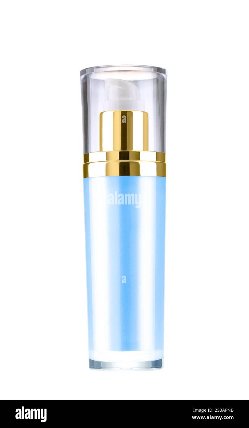 contenitore cosmetico di lusso isolato su bianco. contenitore cosmetico di lusso Foto Stock