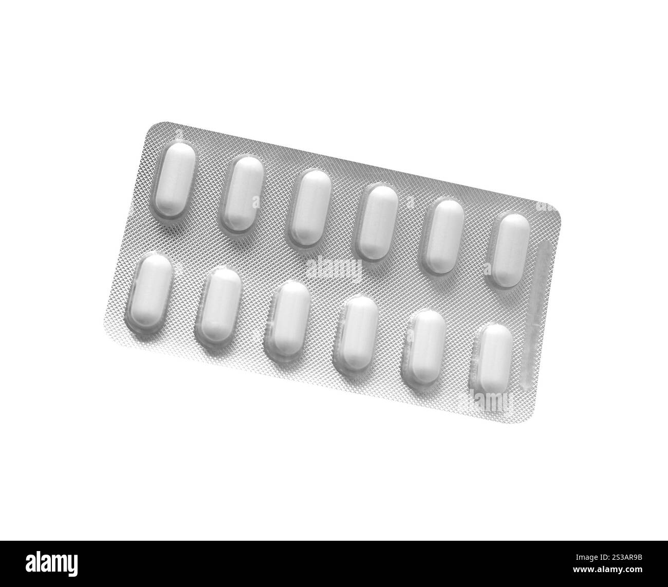 Tablet isolati su sfondo bianco. Tablet Foto Stock