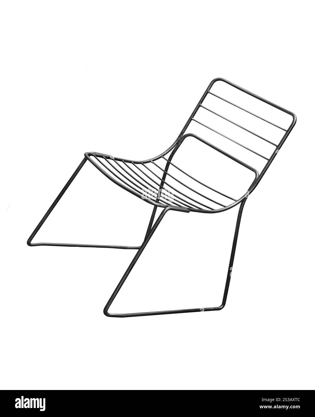 Sedia isolata su sfondo bianco. Sedia isolata su bianco Foto Stock