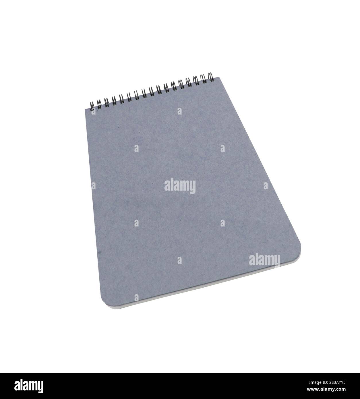 Notepad isolati su sfondo bianco Foto Stock