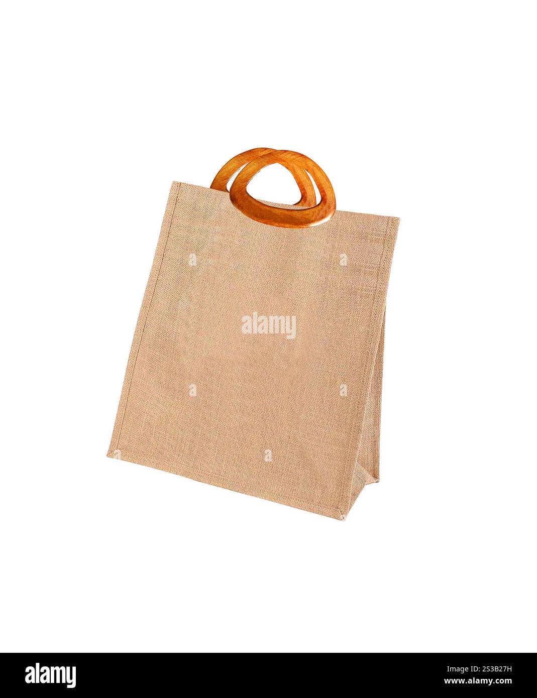 borsa della spesa isolata su sfondo bianco. borsa della spesa isolata su bianco Foto Stock