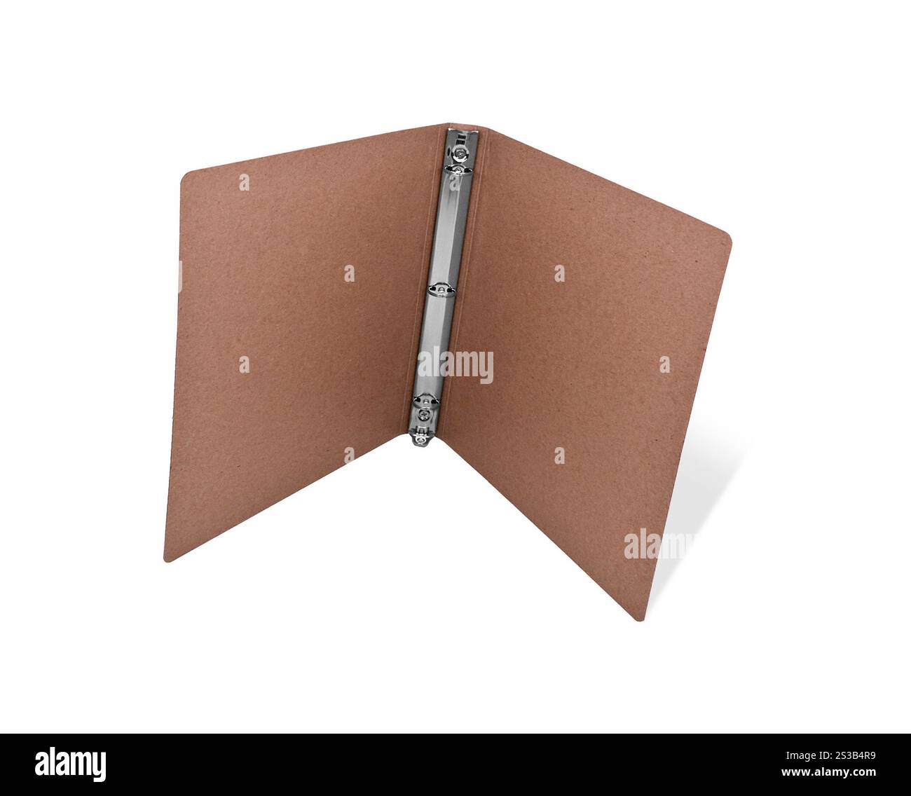 aprire la cartella isolata su sfondo bianco. apri cartella Foto Stock