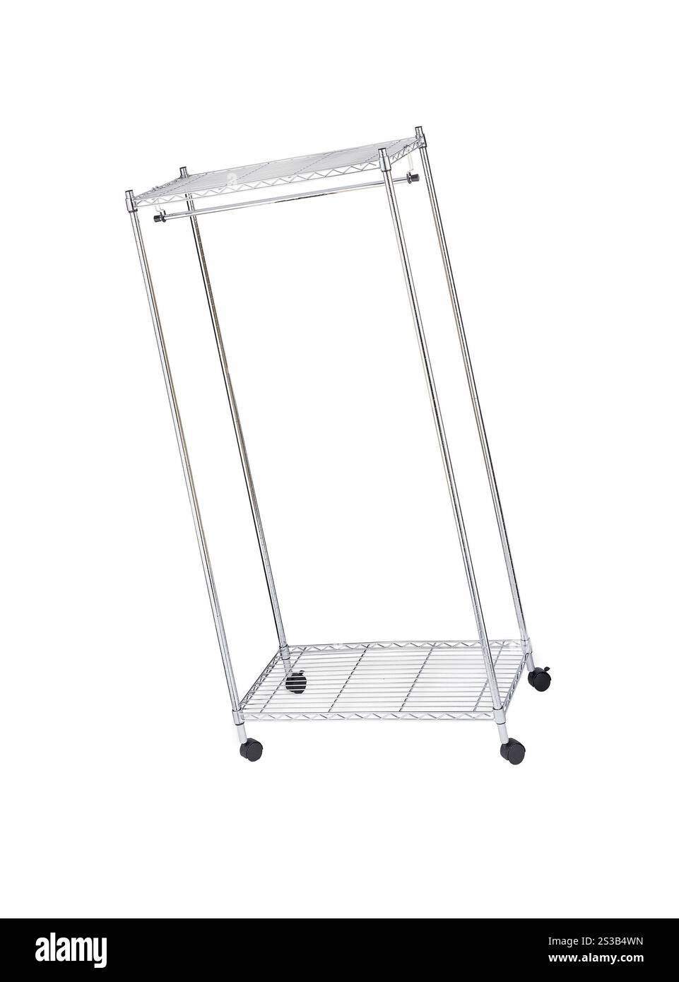 Gancio per pavimento isolato su bianco Foto Stock