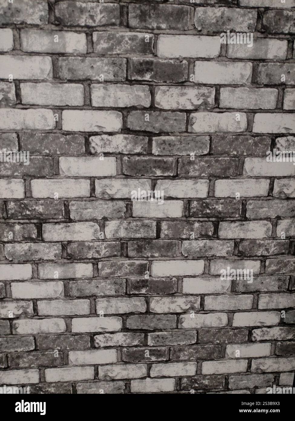 Sfondo murato di colore grigio per mockup verticale Foto Stock