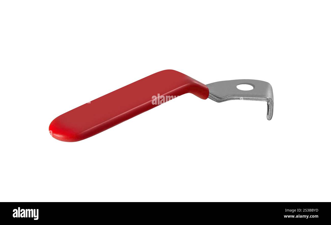 Valvola acqua isolate su uno sfondo bianco. Foto Stock