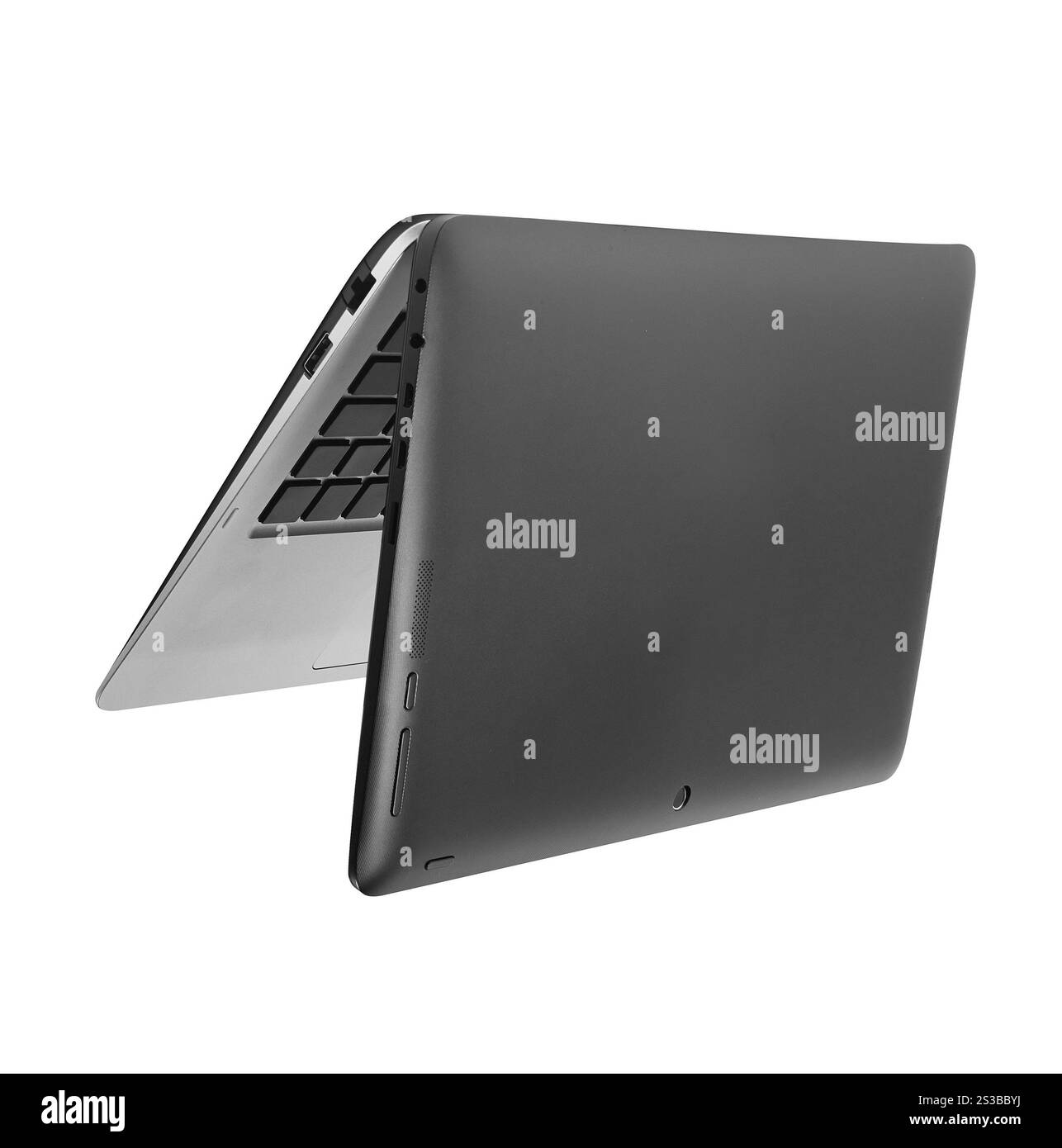 laptop isolato su sfondo bianco. portatile isolato Foto Stock