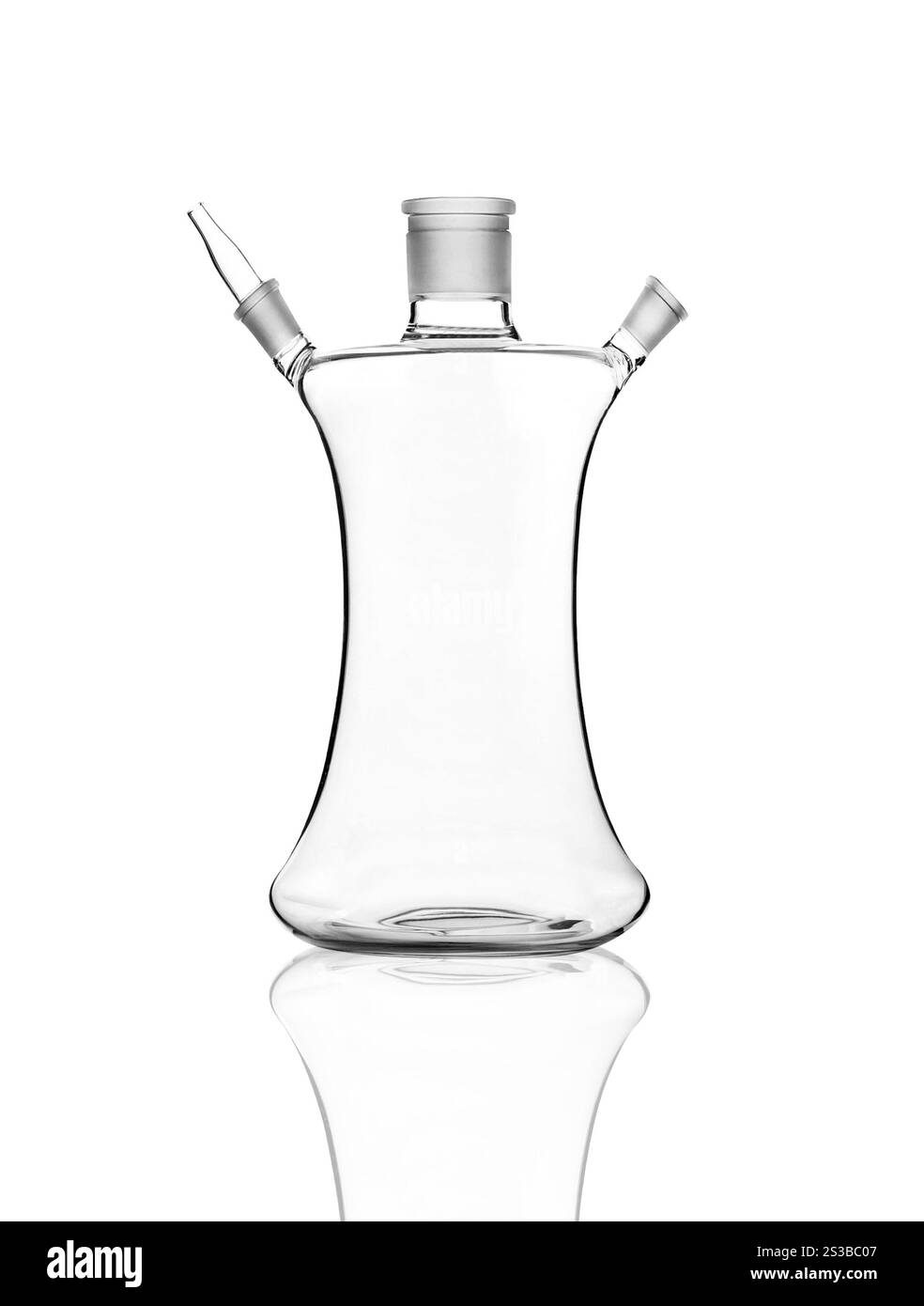 Hookah Nargile Kalyan isolato sul bianco Foto Stock