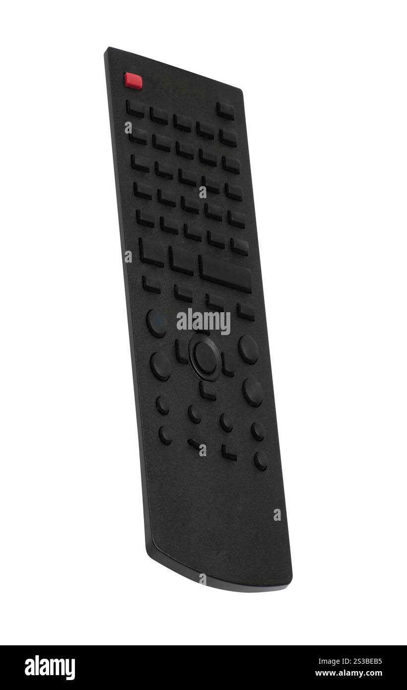 tastierino del telecomando del televisore Foto Stock