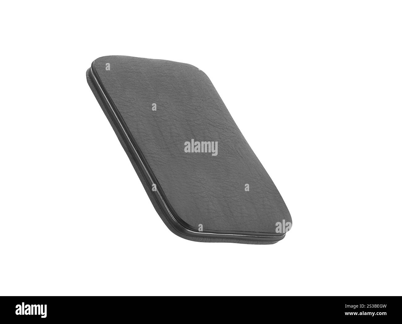 Custodia per cellulare su sfondo bianco Foto Stock