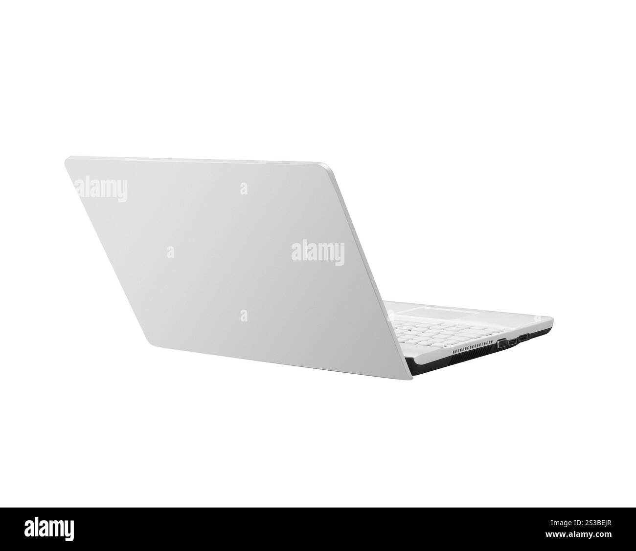 laptop isolato su sfondo bianco. notebook su sfondo bianco Foto Stock