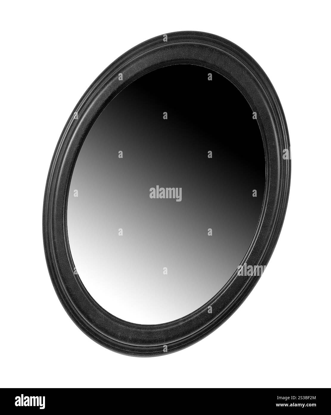 cornice per dipinti isolati su bianco Foto Stock