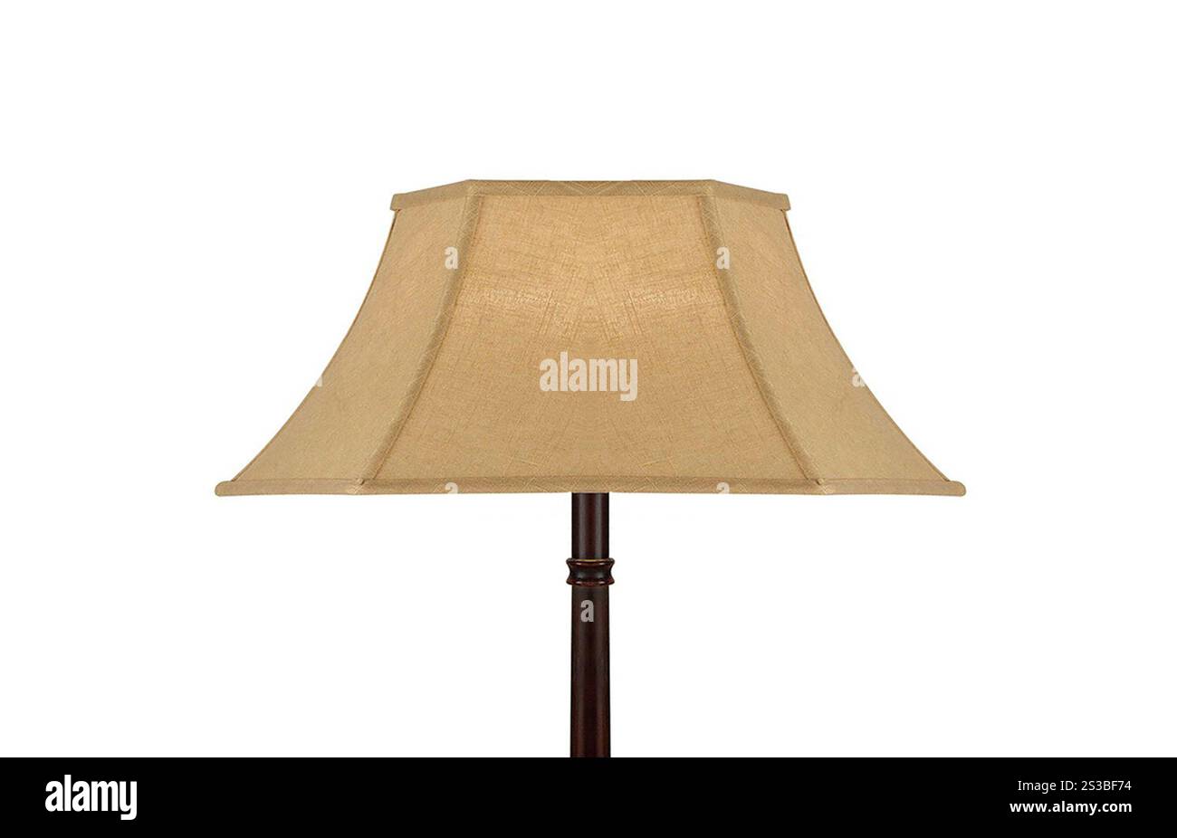 Lampada isolata su sfondo bianco. Primo piano della lampada Foto Stock