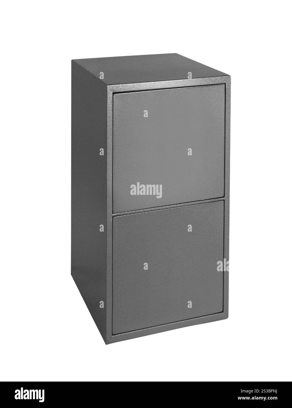 Armadietto isolato su sfondo bianco. Archivio Foto Stock