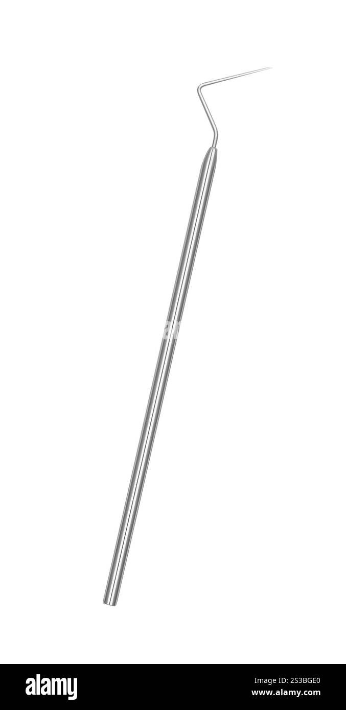 sonda odontoiatrica isolata Foto Stock
