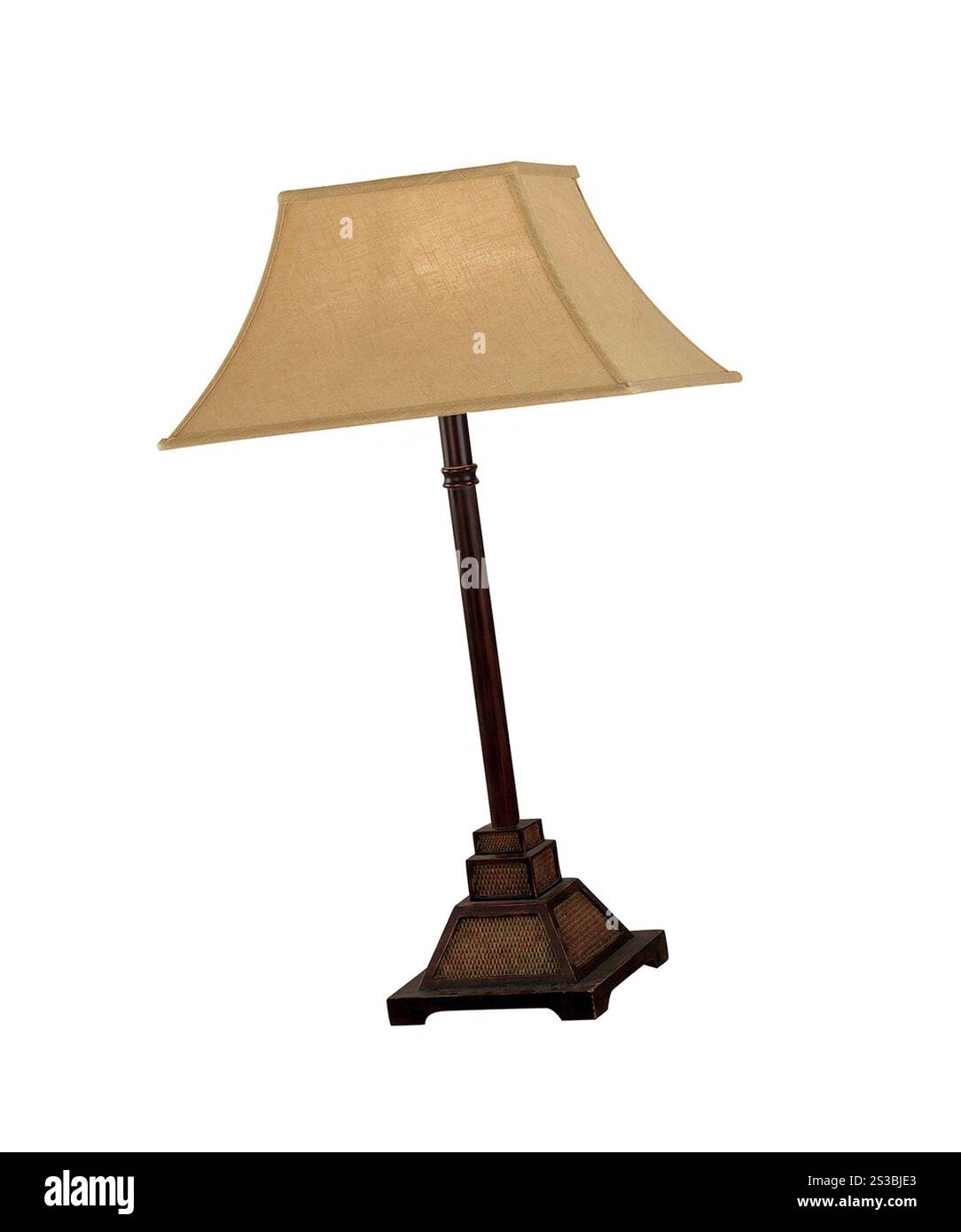 Lampada isolata su sfondo bianco. Lampada Foto Stock