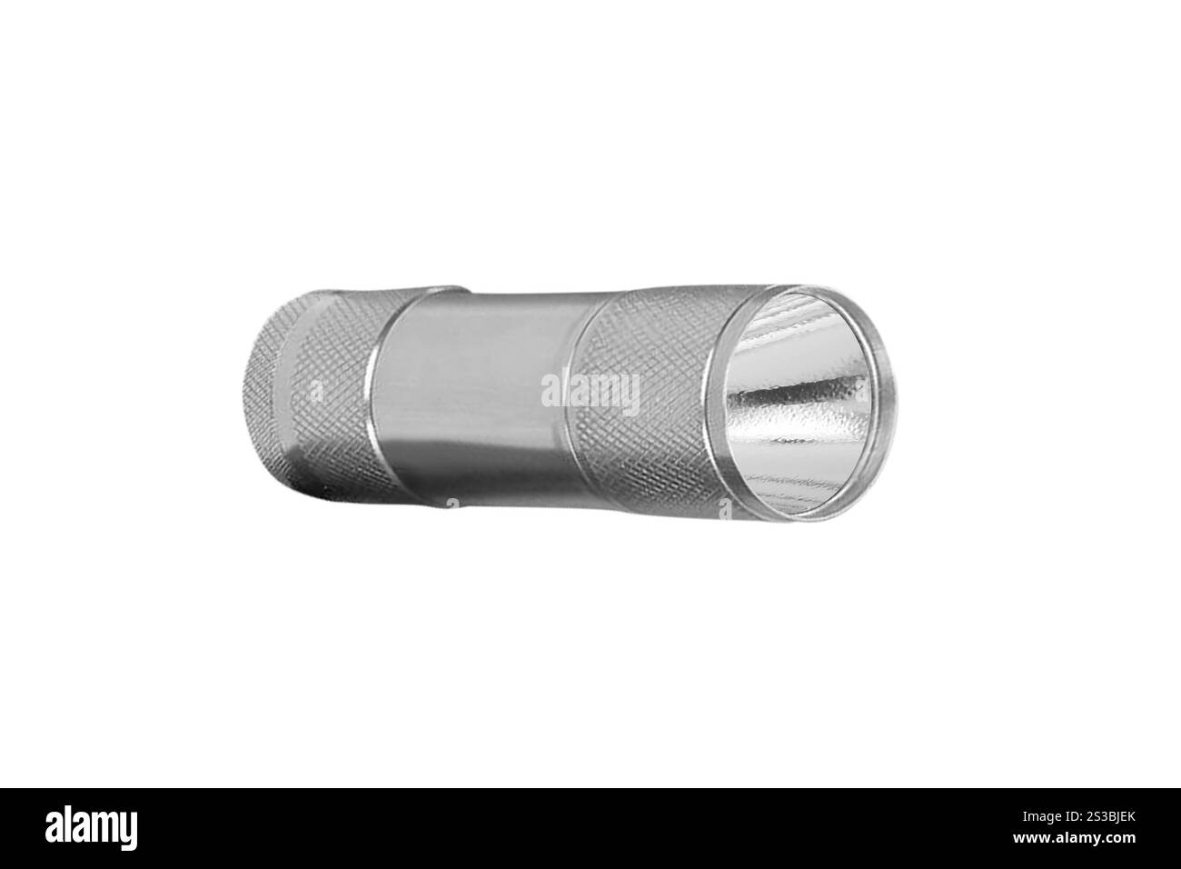 piccola torcia isolata su bianco Foto Stock