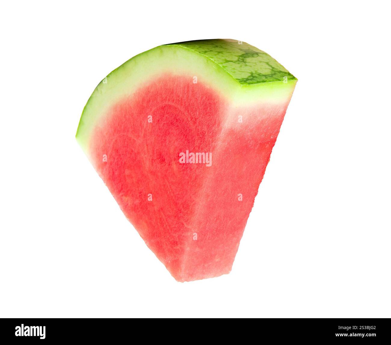 Anguria fresca isolata su sfondo bianco. Anguria fresca isolata Foto Stock