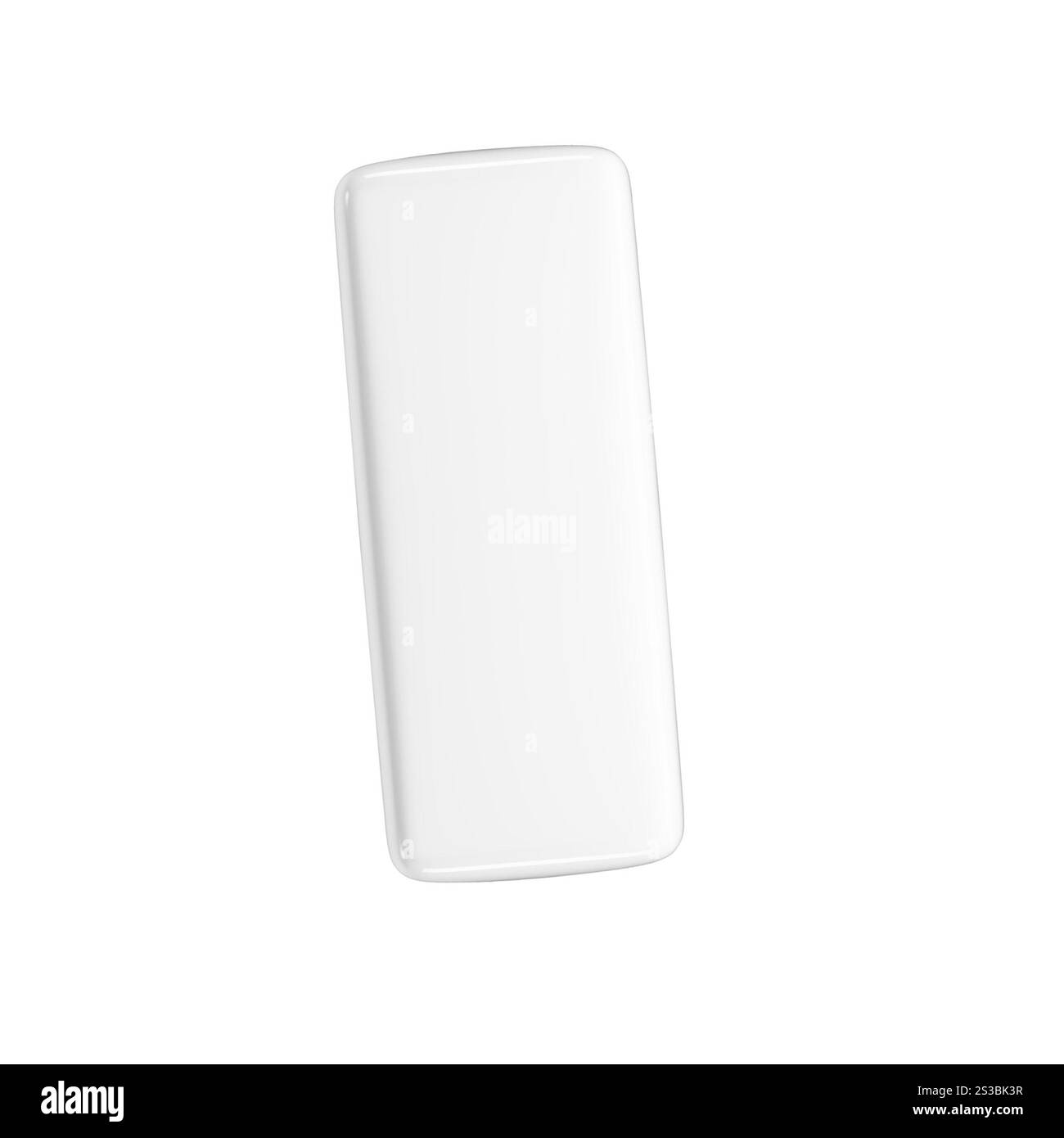 Custodia per smartphone. Isolato su sfondo bianco Foto Stock