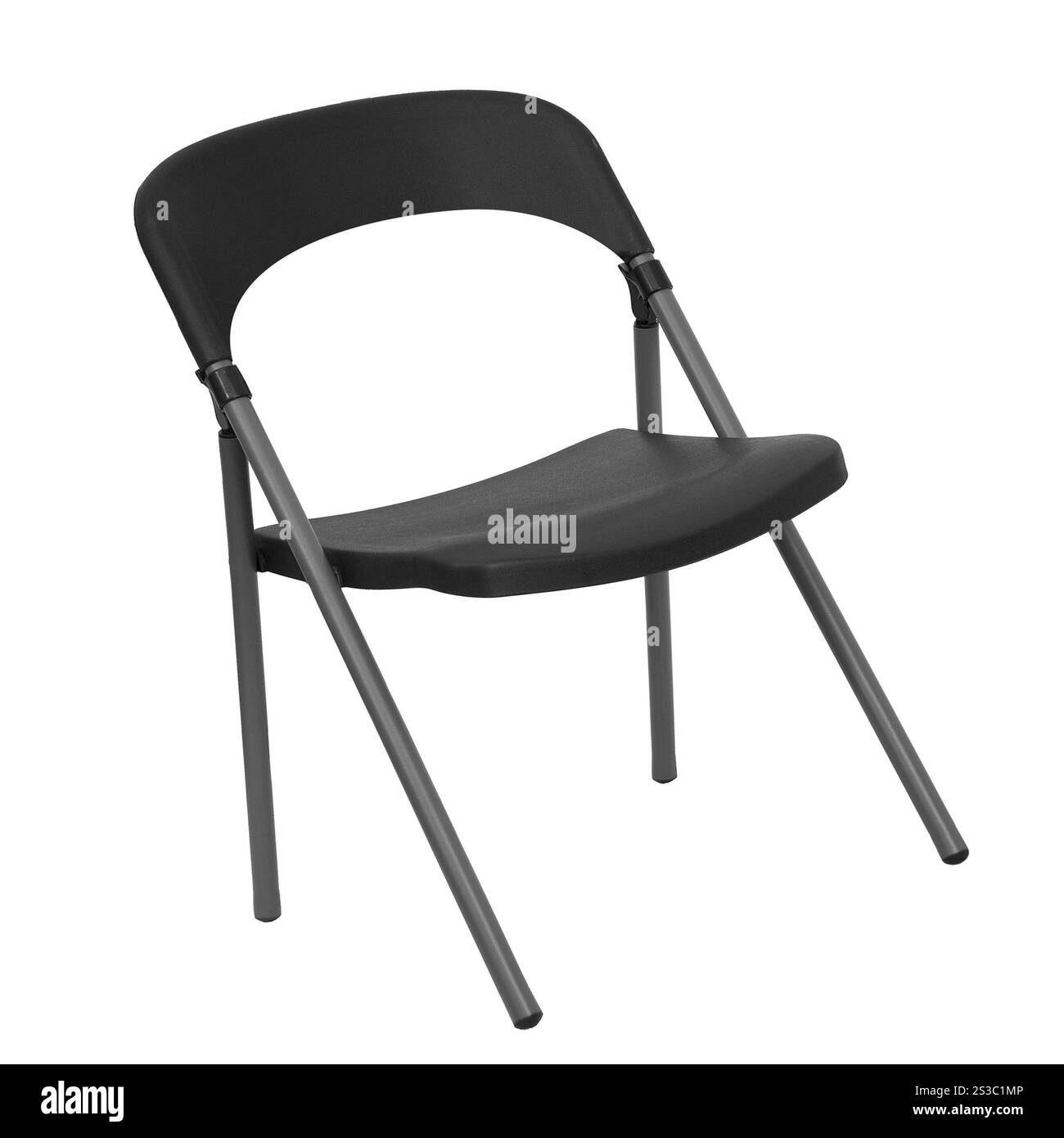 sedia in plastica isolata su sfondo bianco. sedia in plastica su sfondo bianco Foto Stock