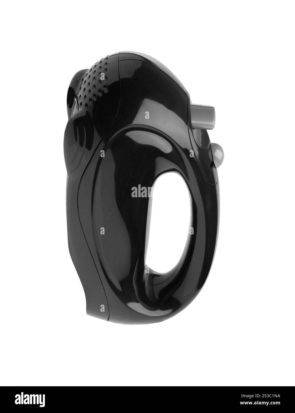 Mixer elettrico da cucina isolato su sfondo bianco. Mixer elettrico da cucina Foto Stock