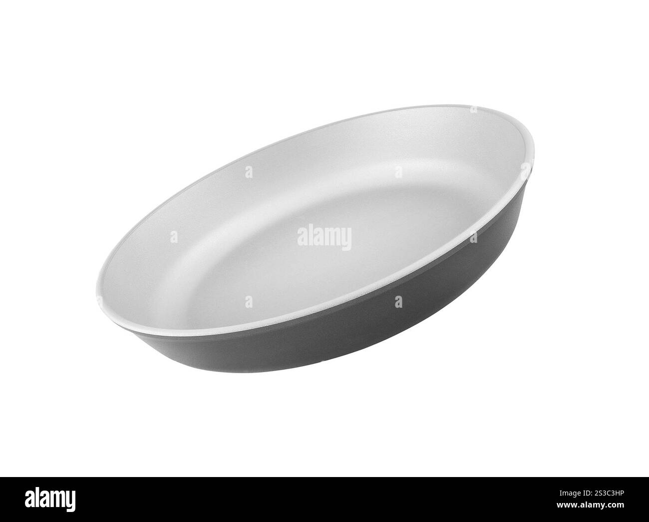 padella isolata su sfondo bianco. padella isolata Foto Stock