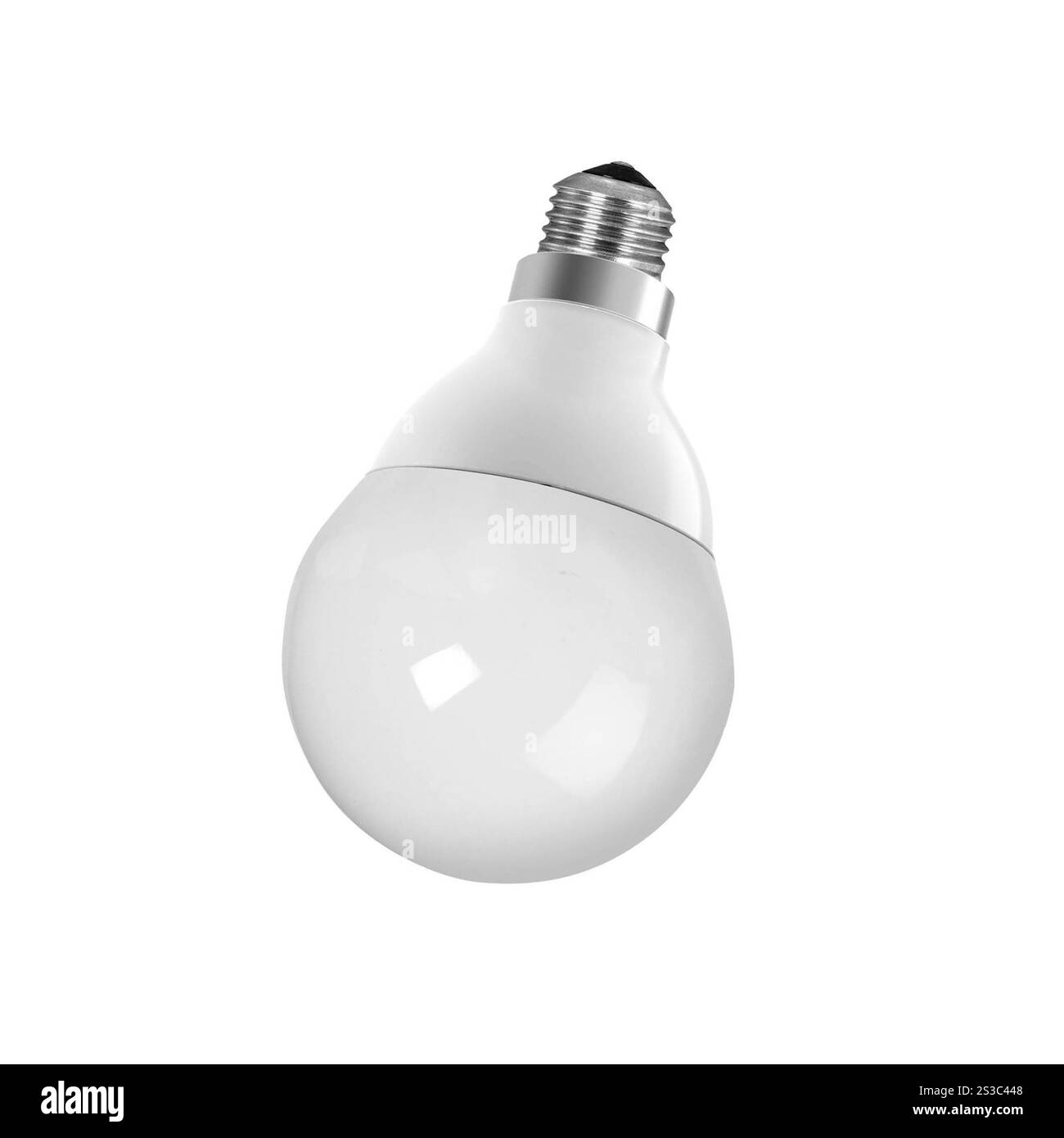 Lampadina isolata su sfondo bianco. Lampadina isolata Foto Stock