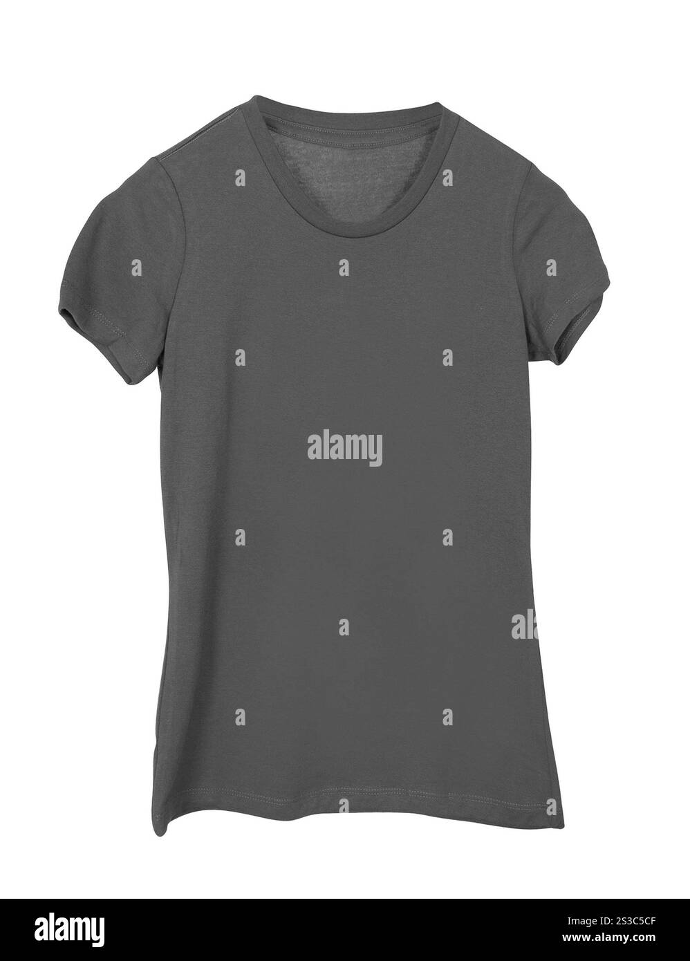 Camicia in cotone nero. Camicia in cotone blu Foto Stock