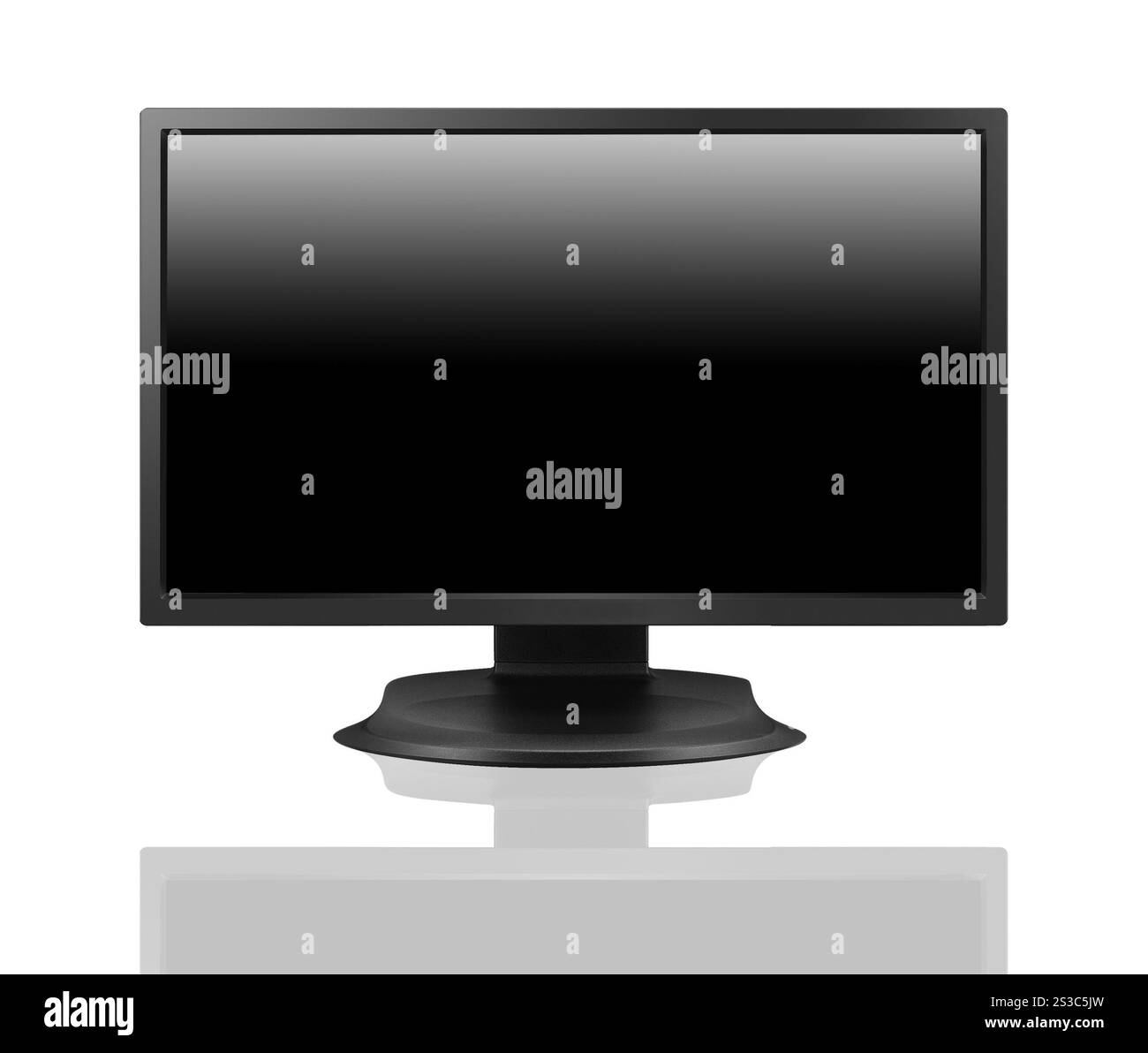 monitor isolato su sfondo bianco. monitor su sfondo bianco Foto Stock