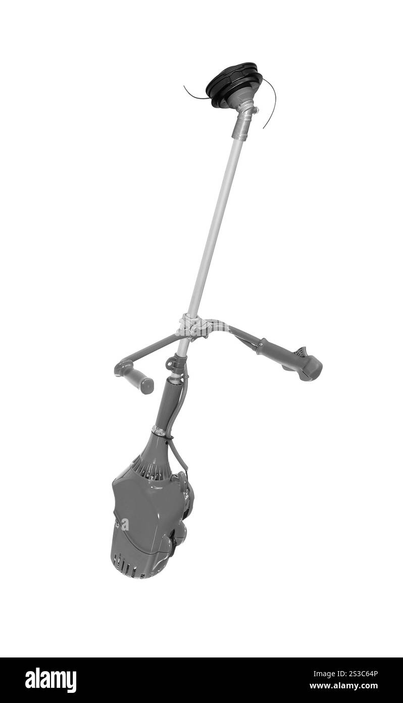 Wower isolato su sfondo bianco. Rasaerba isolato Foto Stock