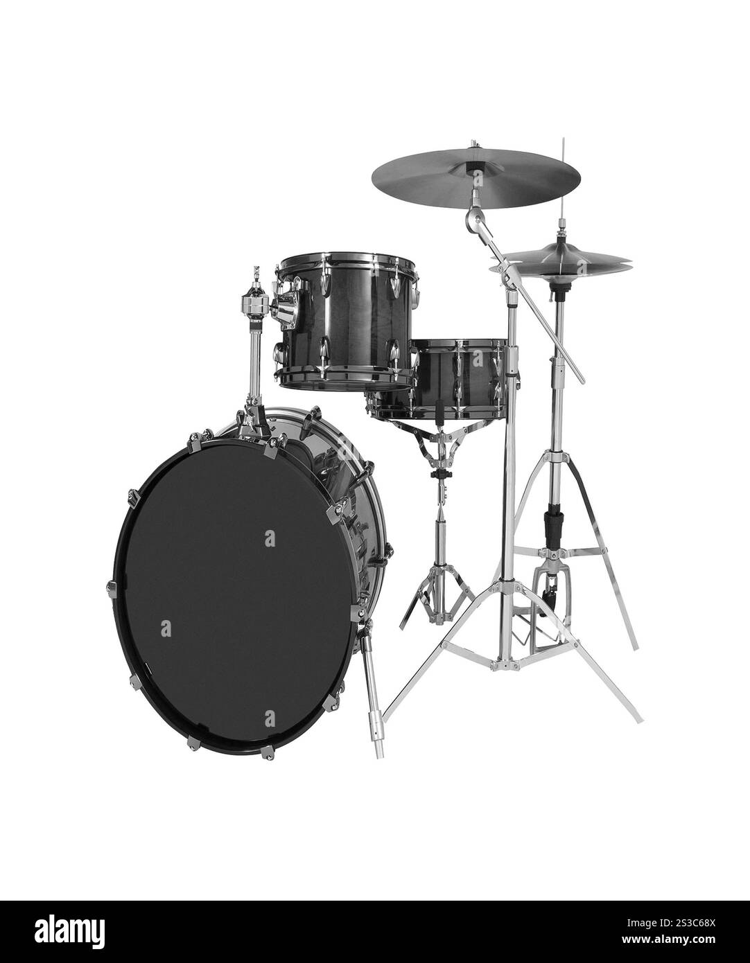 tamburi isolati su sfondo bianco. tamburi su sfondo bianco Foto Stock