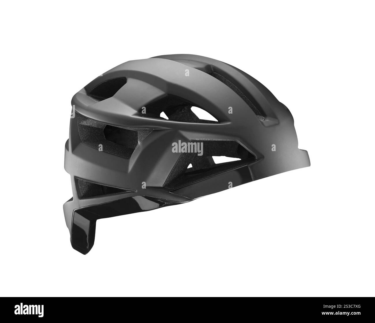 casco da mountain bike Foto Stock