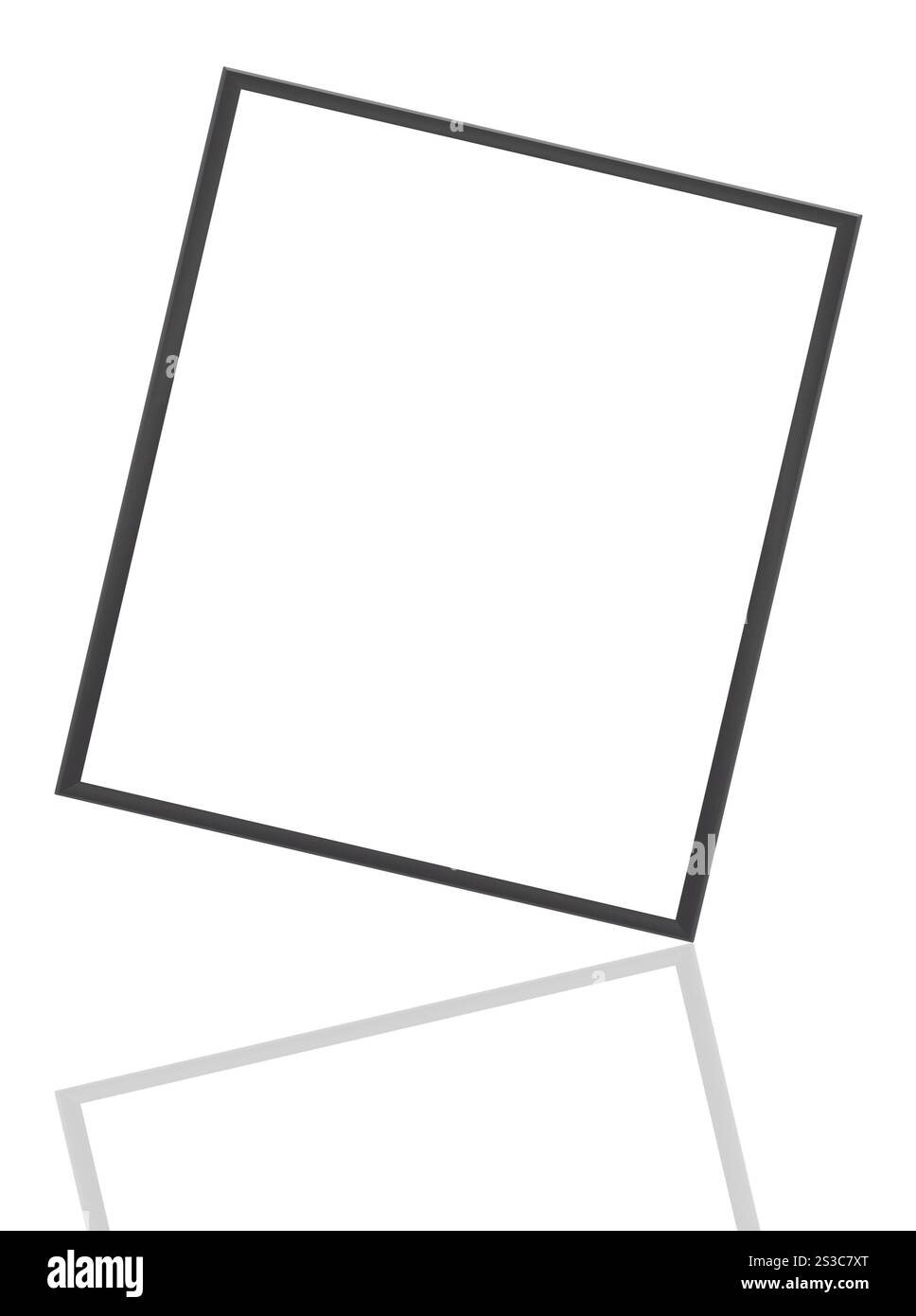 cornice in legno isolata Foto Stock