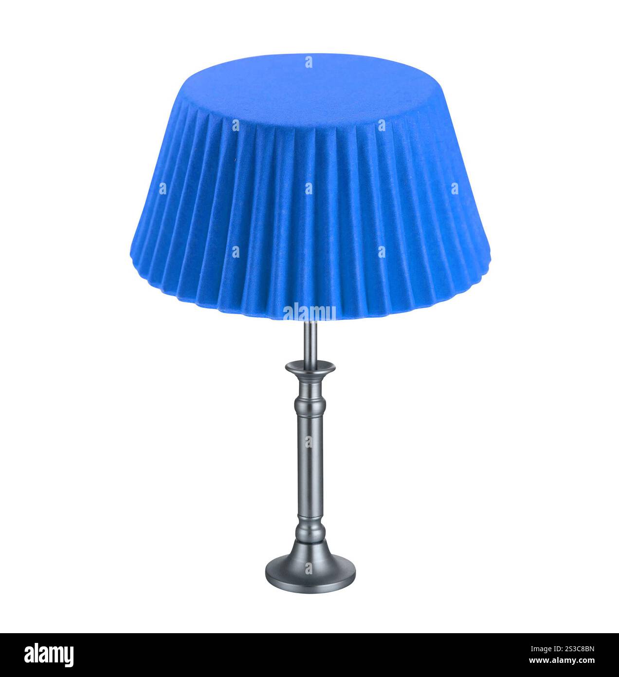 Lampada da tavolo isolato su bianco Foto Stock