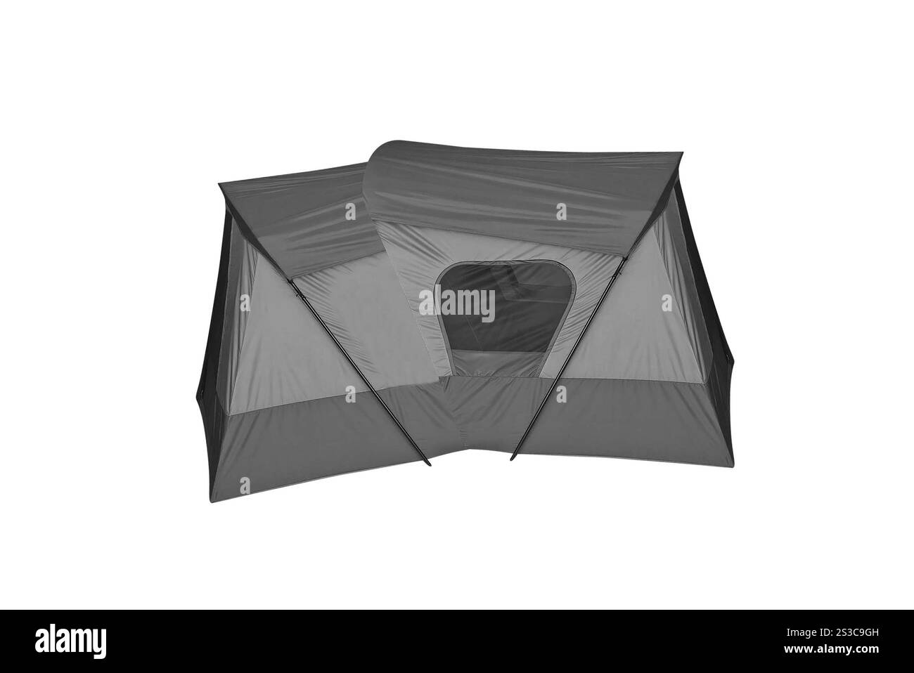 Tenda turistica isolata Foto Stock